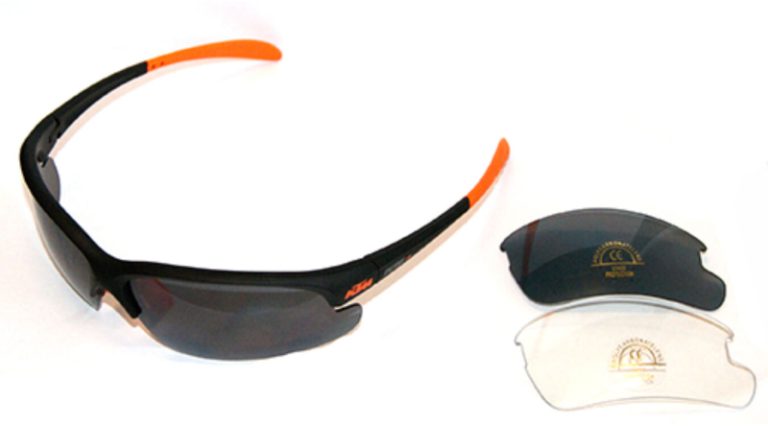 KTM Factory Line sportszemüveg fekete/narancs 3 lencsével